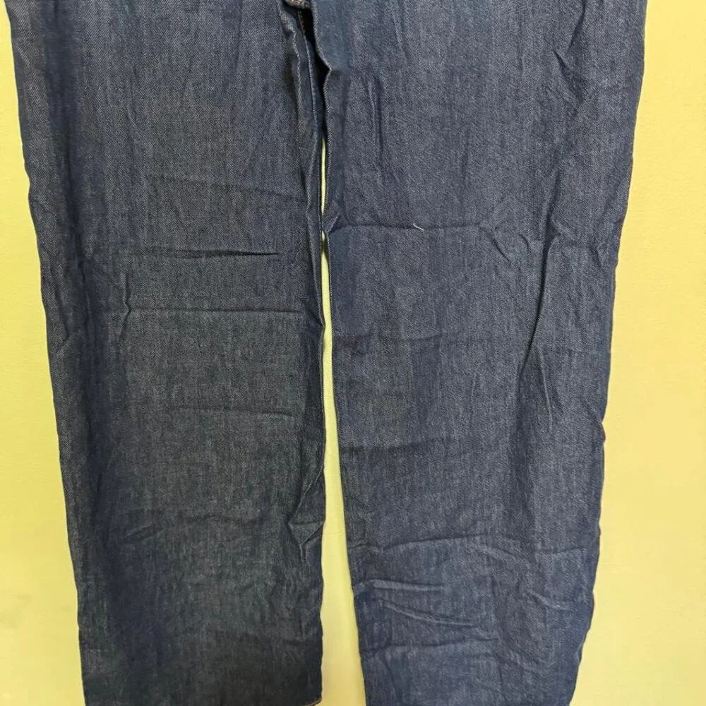 Anthropologie Pilcro Jeans The Annie High Rise Wide Leg Blue Denim Size 30 - Picture 10 of 15
